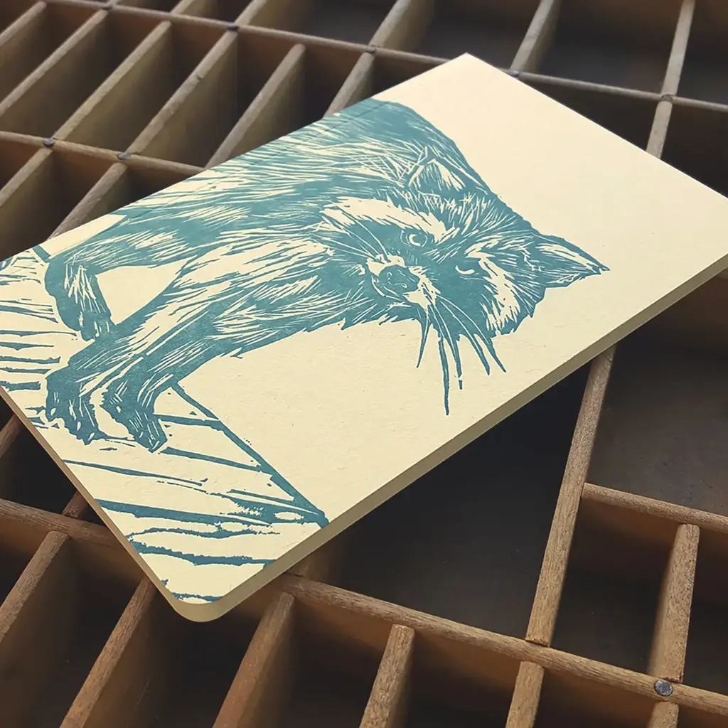 Blackbird Letterpress (Faire) Racoon Notebook
