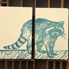 Blackbird Letterpress (Faire) Racoon Notebook