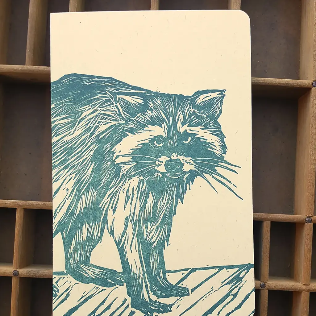 Blackbird Letterpress (Faire) Racoon Notebook