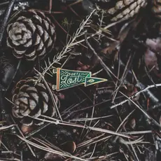 Get Lost Pennant Pin