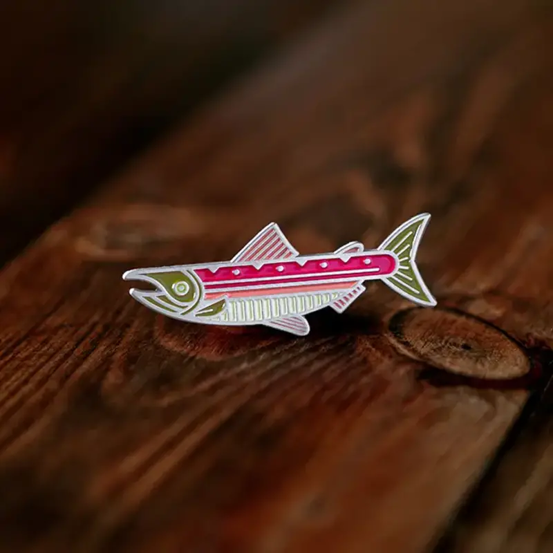 Lost Lust Supply (Faire) Sockeye Salmon Pin