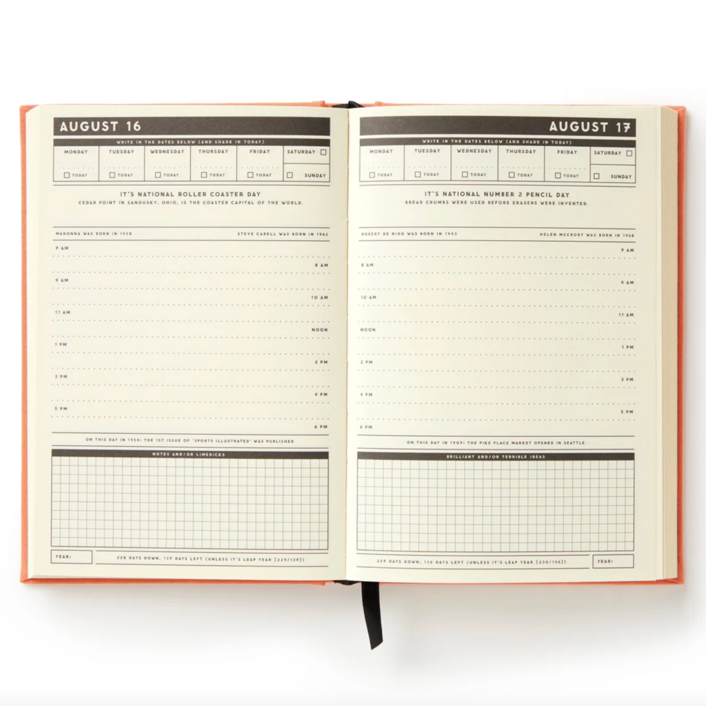 Brass Monkey Brass Monkey Part-Time Adult Undated Daily Planner