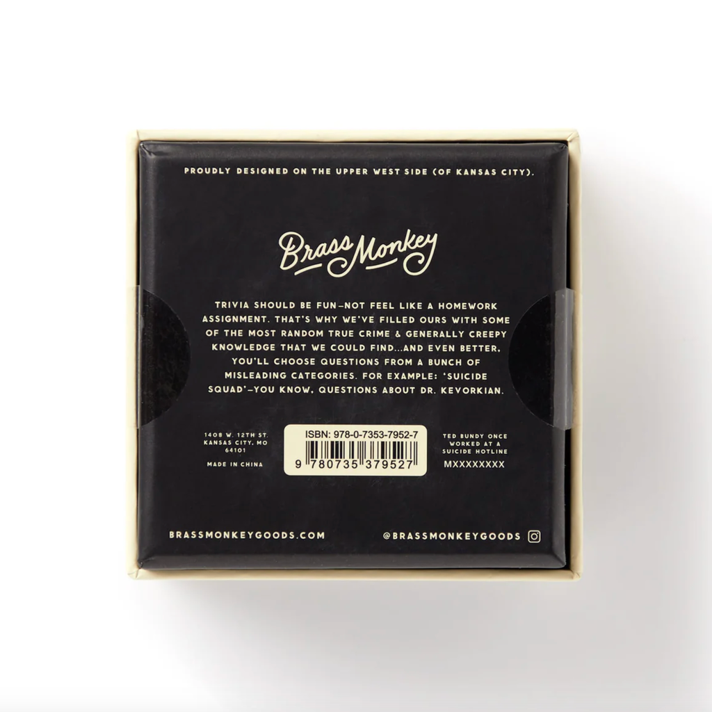 Brass Monkey Brass Monkey Truly Terrifying Trivia