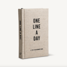 chronicle books Canvas One Line a Day: A Five-Year Memory Book
