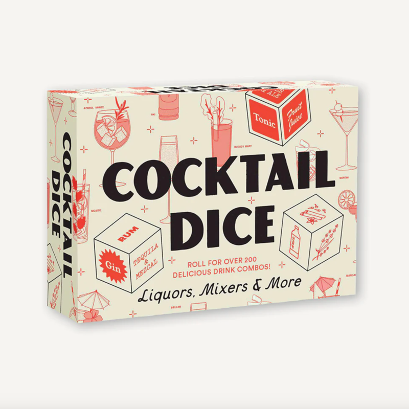 chronicle books Cocktail Dice: Liquors, Mixers, and More