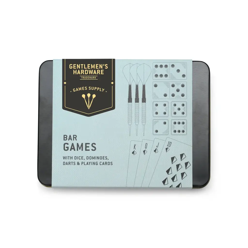 Gentlemen's Hardware Bar Games in Tin