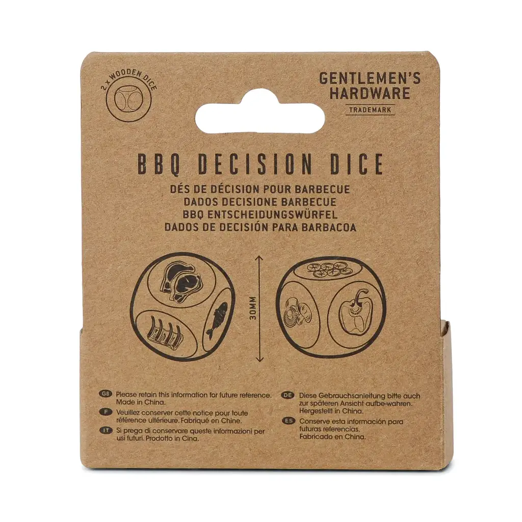 Gentlemen's Hardware BBQ Dice