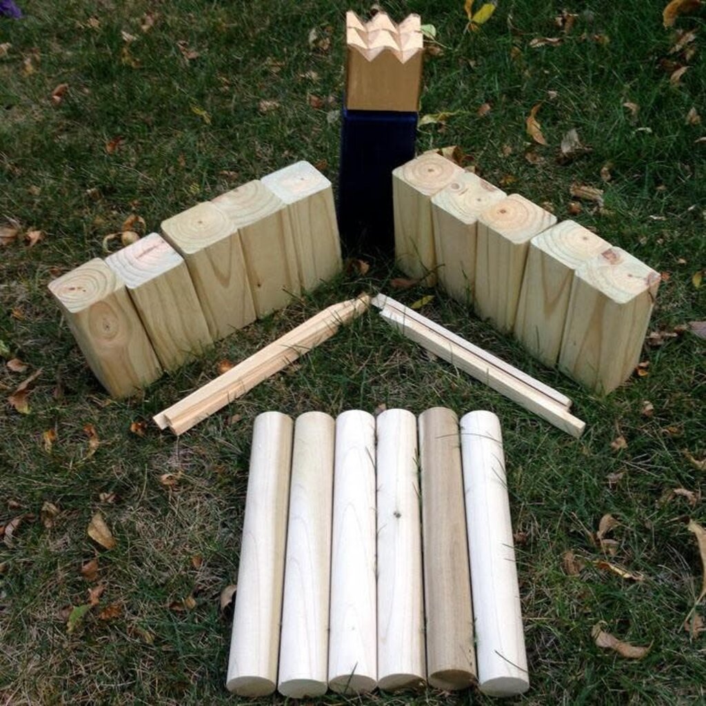 JP's Backyard Games Pine Kubb Set