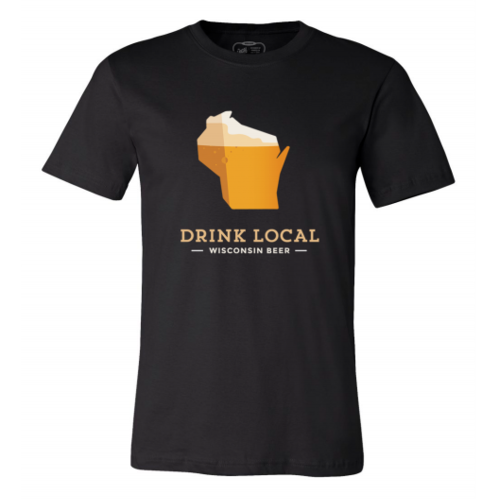 Volume One Drink Local Beer Tee