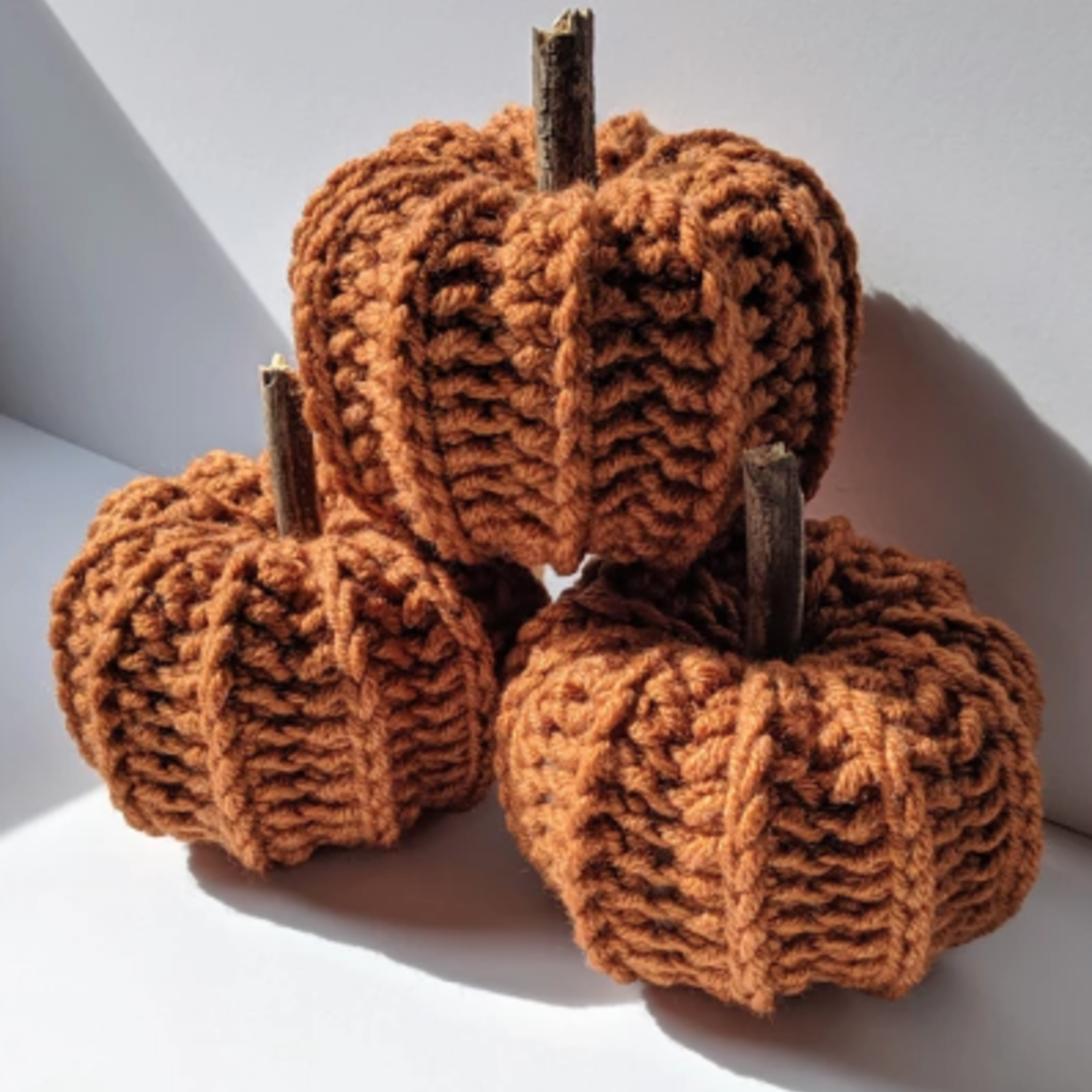 LameMaker Crochet Pumpkins (Orange)