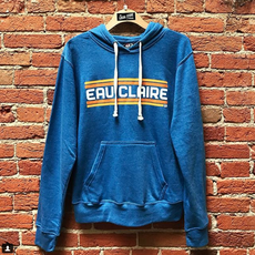 Volume One Retro Blue Eau Claire Hoodie