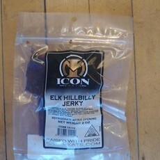 Icon Meats Elk Jerky Strips - Peppered Savory (2 oz)