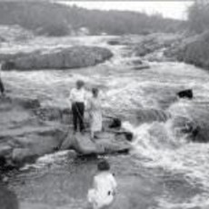 Volume One Vintage Big Falls Photo Print