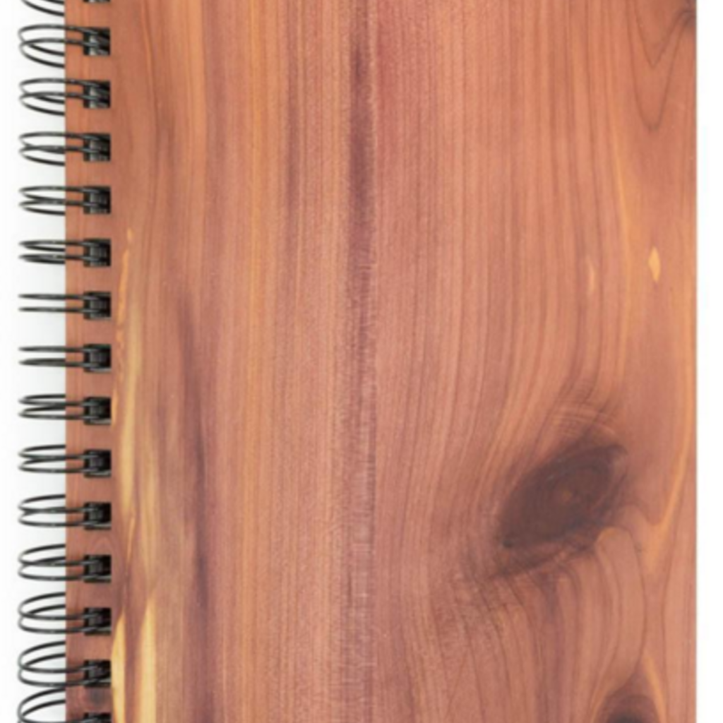 Woodchuck Wood Spiral Journal - (Cedar)