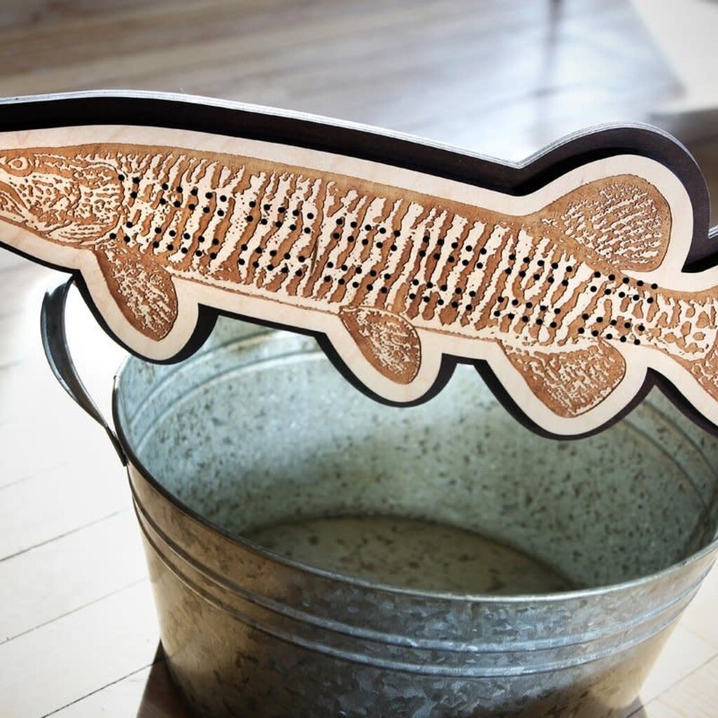 Volume One Cribbage Board - Muskie