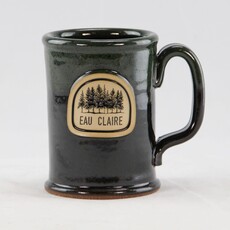 Volume One Stoneware - EC Trees Straight Shot Mug - Royal Green