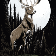 Volume One (Mark Lone) The Woods Are Calling Print (18x24)