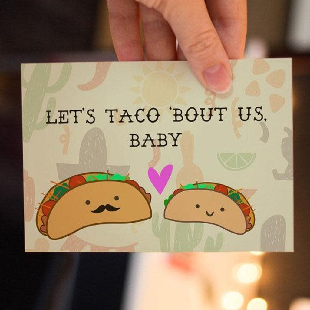 Lydia Tradewell Taco Greeting Card