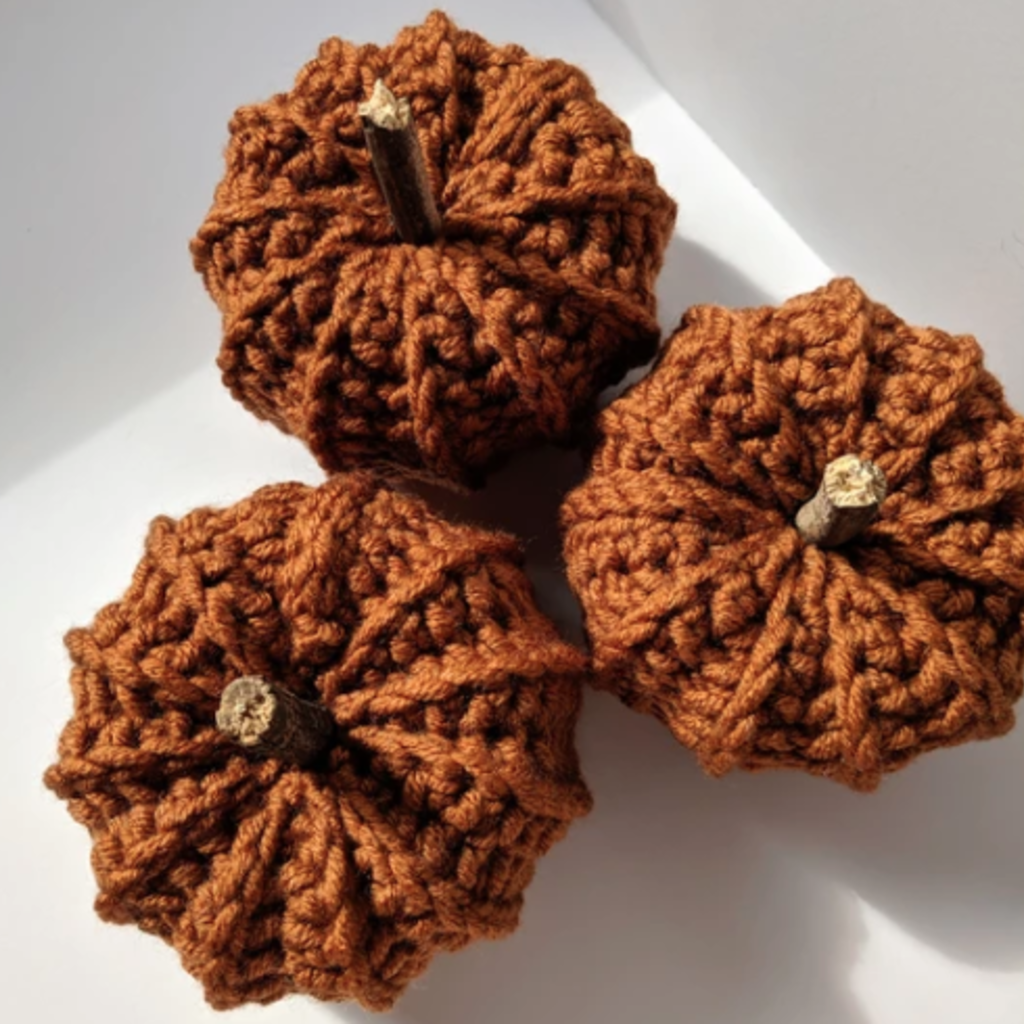 LameMaker Crochet Pumpkins (Orange)