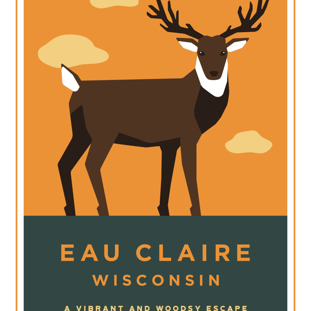 Volume One Eau Claire Animal Series Print - Deer