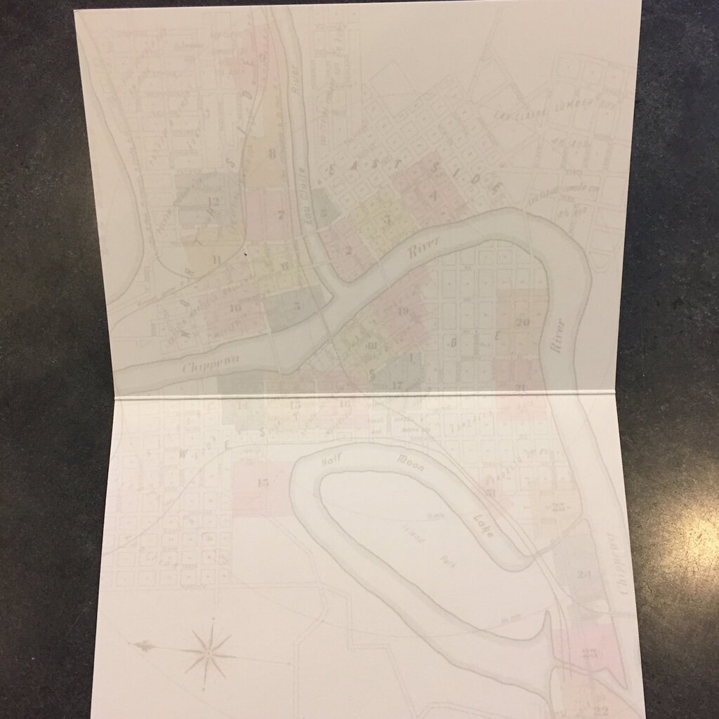 UWEC Geography Dept. EC Greeting Card 1889