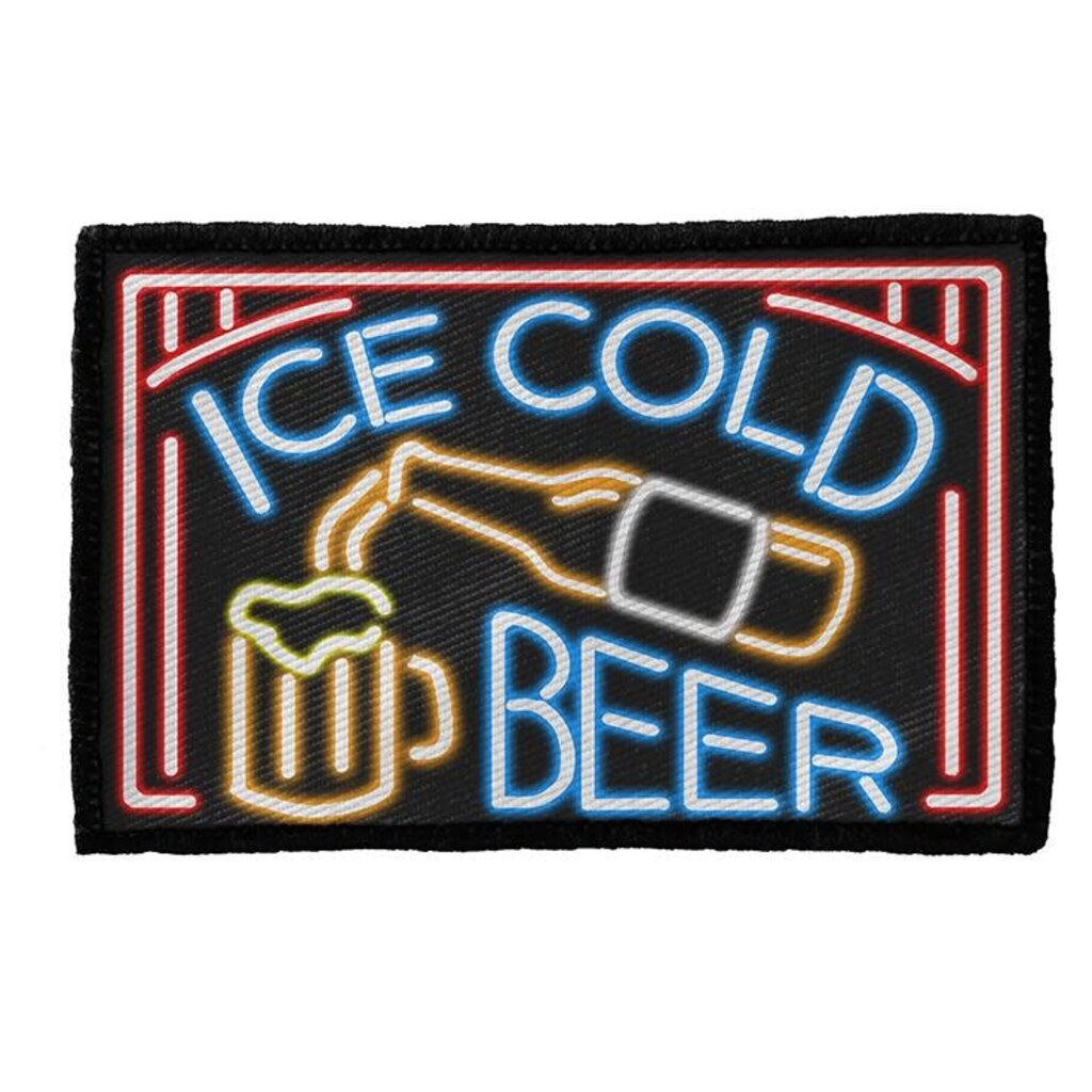 Lantern Press Patch - Ice Cold Beer