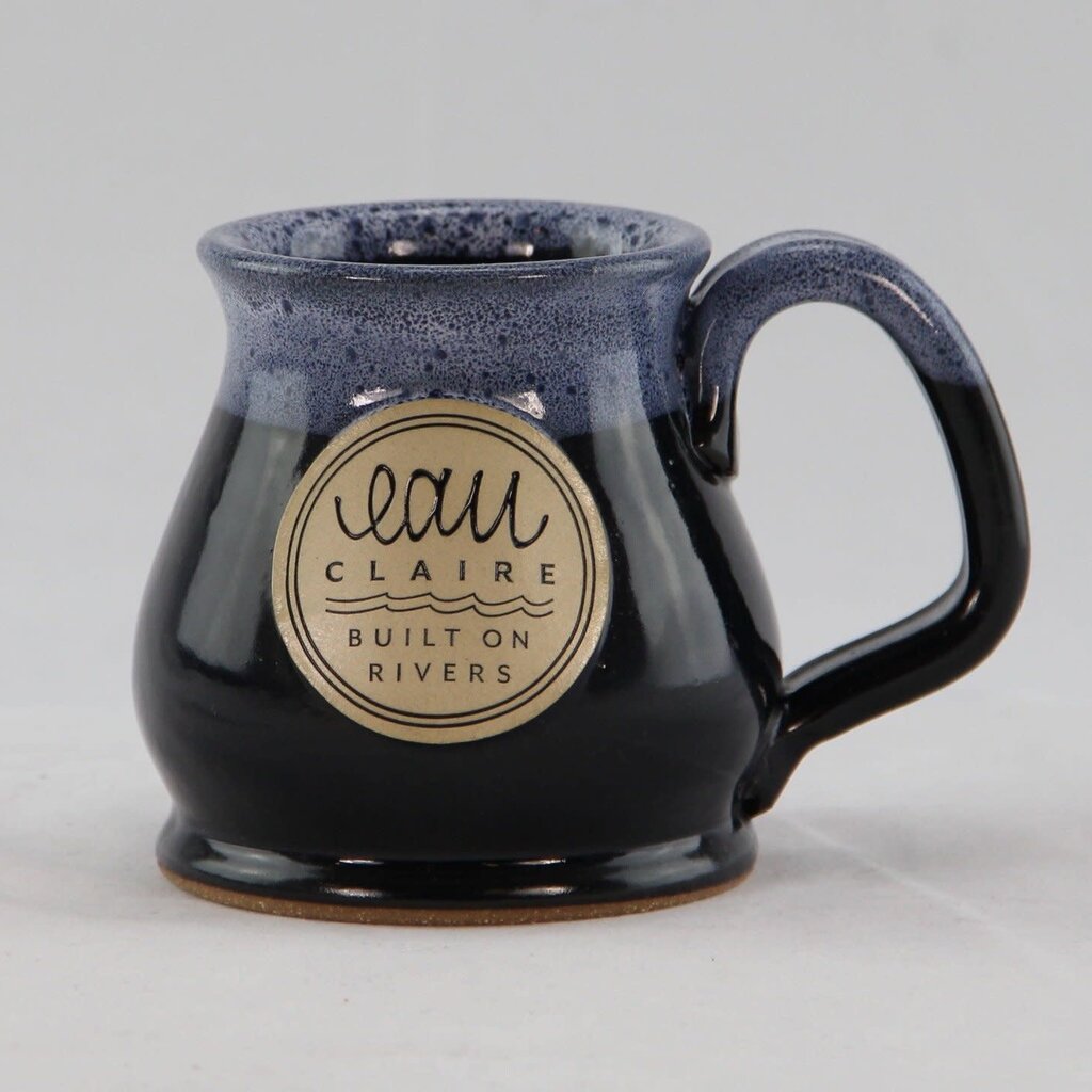 Volume One Stoneware - EC River Potbelly Mug - Glacier Frost