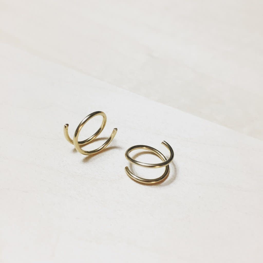 Hello Adorn Jewelry Tiny Twist Earrings