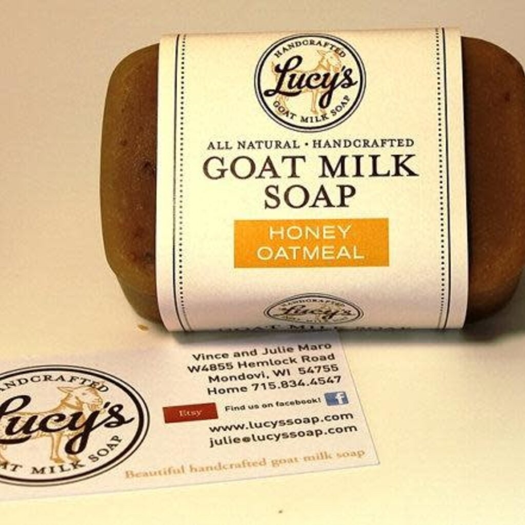 Lucy's Goat Milk Soap Lucy's Goat Milk Soap - Honey Oatmeal