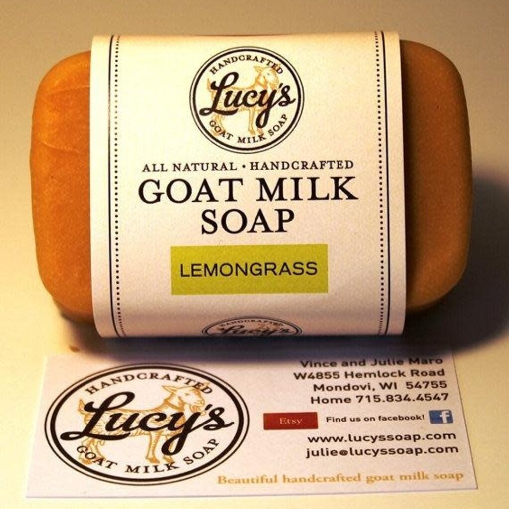 Lucy's Goat Milk Soap Lucy's Goat Milk Soap - Lemongrass