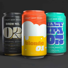 SUCK UK Craft Socks Imperial Stout (Black)