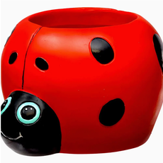 Spoontiques Ladybug Flower Pot