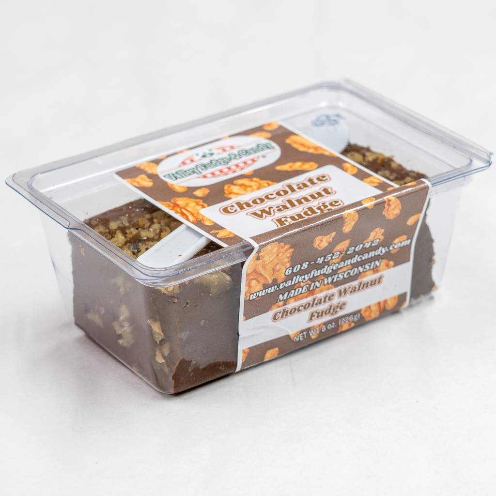 Valley Fudge and Candy Chocolate Walnut Fudge Bar