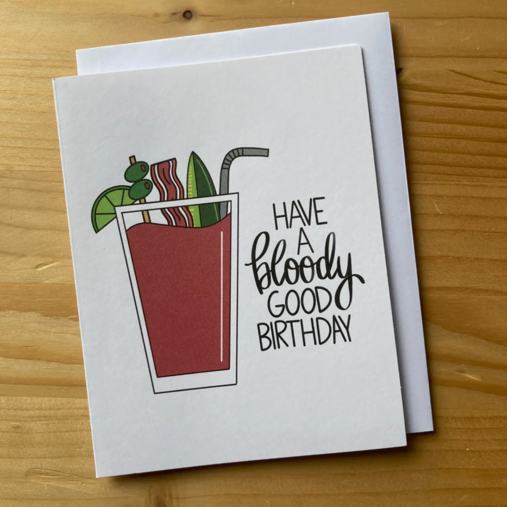 Capri Wisniewski Bloody Birthday Card