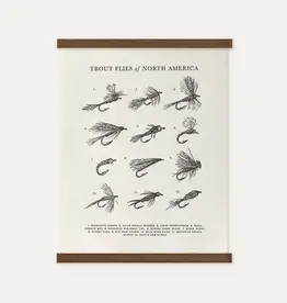 The Wild Wander (Faire) Guide to Trout Flies Chart (11x14)