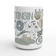 Ivory and Sage Wisconsin Mug (Ivory & Sage)