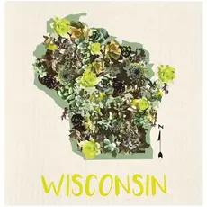 Potluck Press Swedish Dishcloth - Wisconsin Succulent