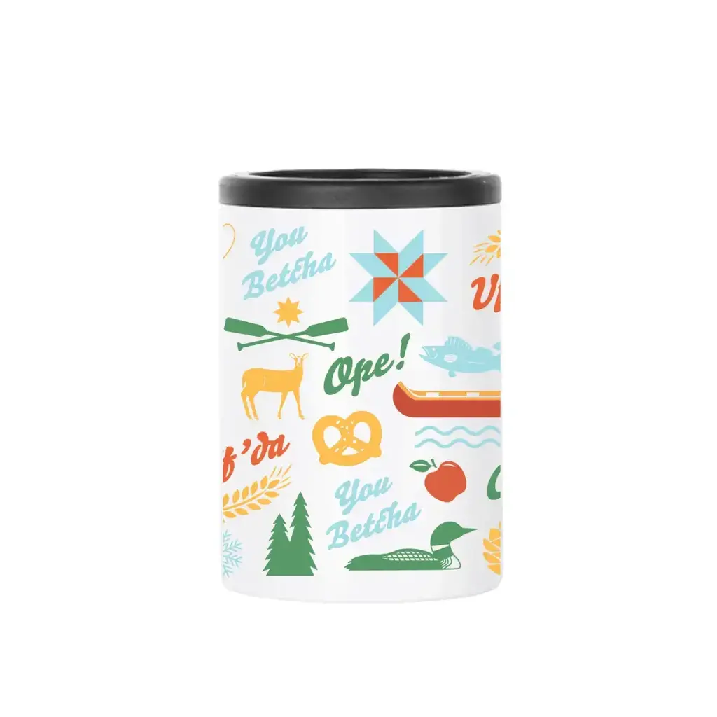 Creative Compass Insulated Can Koozie - Midwest Icons