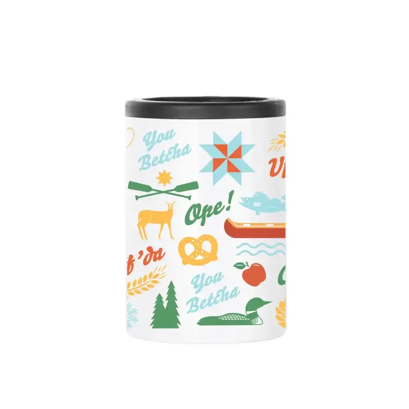 Creative Compass Insulated Can Koozie - Midwest Icons