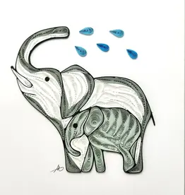 Iconic Quilling Quilling Greeting Card Baby Elephant Shower