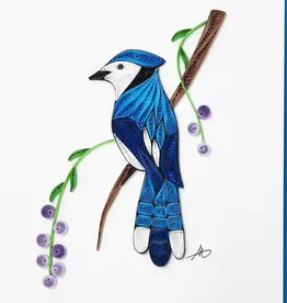 Iconic Quilling Quilling Greeting Card Blue Jay