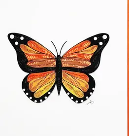 Iconic Quilling Quilling Greeting Card Monarch