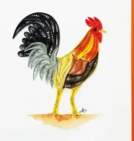 Iconic Quilling Quilling Greeting Card Rooster