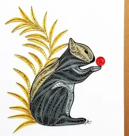 Iconic Quilling Quilling Greeting Card Squirrel
