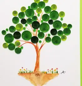 Iconic Quilling Quilling Greeting Card Summer Tree