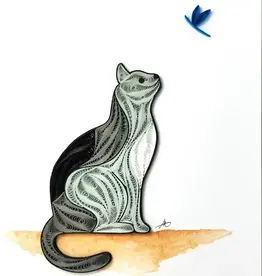 Iconic Quilling Quilling Greeting Card Cat