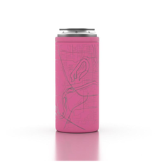 Well Told Wholesale Insulated 12 oz Slim Can Cooler - Sunset Pink