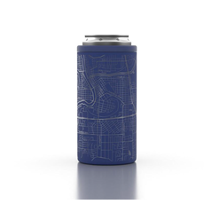 Well Told Wholesale Insulated 16oz Tall Can Cooler - Midnight Blue