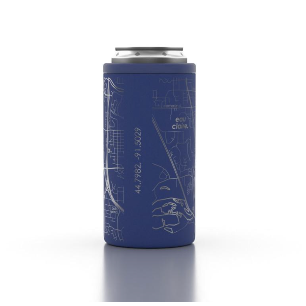 Well Told Wholesale Insulated 16oz Tall Can Cooler - Midnight Blue
