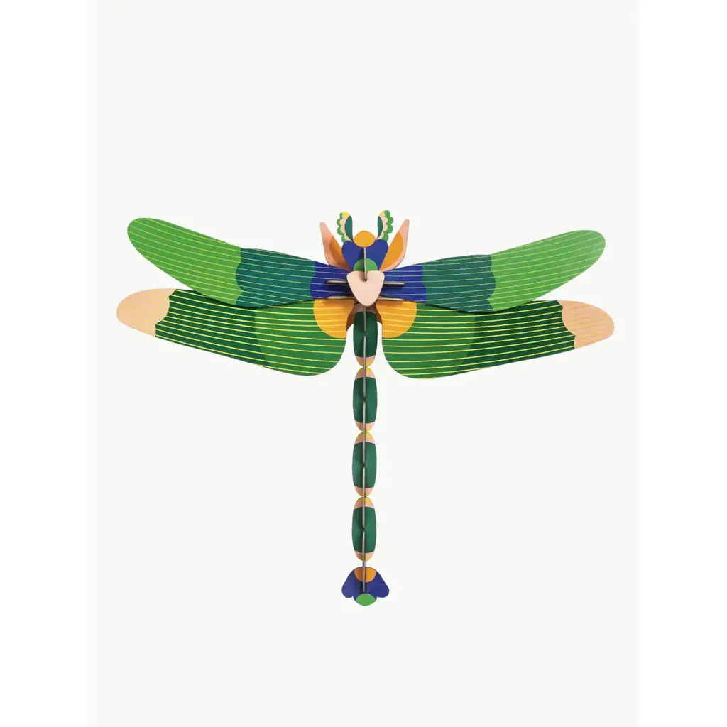 Studio Roof Wall Decoration - Giant Dragonfly, Green